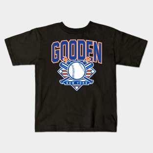 Vintage New York Baseball Gooden Kids T-Shirt